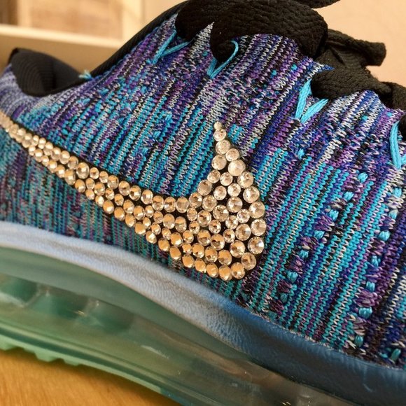 Custom Bling Nike Running Sneaker Sport Shoes D4 - Picture 5 of 6